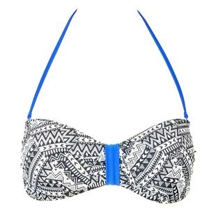 PINK Victoria's Secret Black and Blue Bikini